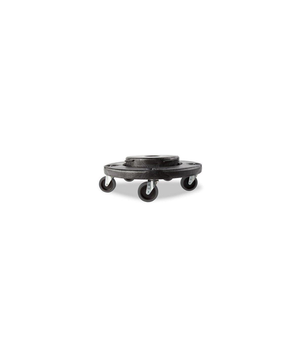 Rubbermaid FG264043BLA Dolly - w/Quiet Thermo Plastic Resin Casters - Black, Price Per EA - FG264043BLA -  - [unit price]