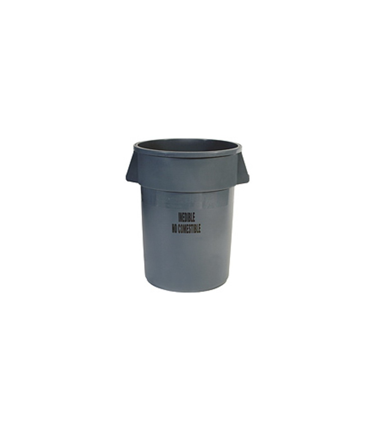 Rubbermaid FG264356GRAY SOP: Brute Container Straightwall 44G w/"Inedible"Logo-Gray, Price Per CS - FG264356GRAY -  - [unit pric