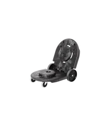 Rubbermaid FG264600BLA Dolly - Tandem Unit for Assorted Brute Combos - Black, Price Per EA - FG264600BLA -  - [unit price]
