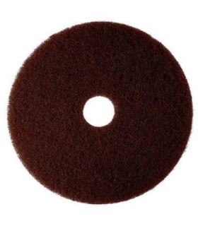3M Canada Floor Pad - Brown Stripper 17" 5/cs [F-7100-BRN-17], Case: 5