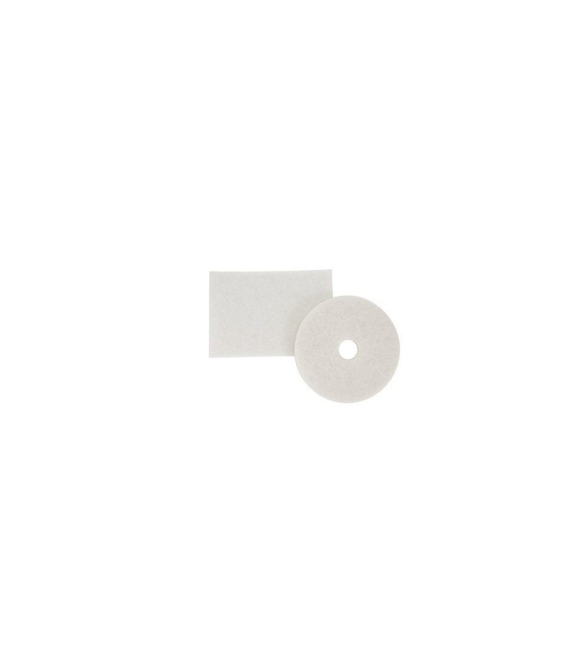 3M Canada Floor Pad - White Super Polish 15" 5/cs[F-4100-WHT-15], Case: 5
