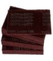 3M Canada SB GP Hand Pad 6x9" 20/bx/3bx/cs - Burgundy [SB7447B], Case: 60