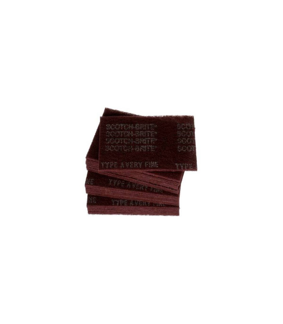 3M Canada SB GP Hand Pad 6x9" 20/bx/3bx/cs - Burgundy [SB7447B], Case: 60