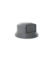 Rubbermaid FG265788GRAY Dome Top - Resin Fits 55G - Gray, Price Per EA