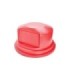 Rubbermaid FG265788RED Dome Top - Resin Fits 55G - Red, Price Per EA - FG265788RED -  - [unit price]