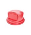 Rubbermaid FG265788RED Dome Top - Resin Fits 55G - Red, Price Per EA