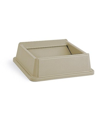 Rubbermaid FG266400BEIG Untouchable Top Swing - Square Fits 3958/3959 - Beige, Price Per EA - FG266400BEIG -  - [unit price]