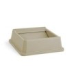 Rubbermaid FG266400BEIG Untouchable Top Swing - Square Fits 3958/3959 - Beige, Price Per EA