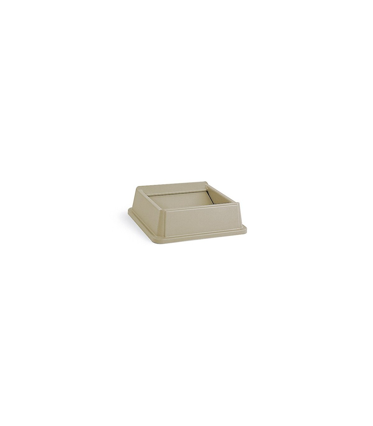 Rubbermaid FG266400BEIG Untouchable Top Swing - Square Fits 3958/3959 - Beige, Price Per EA - FG266400BEIG -  - [unit price]