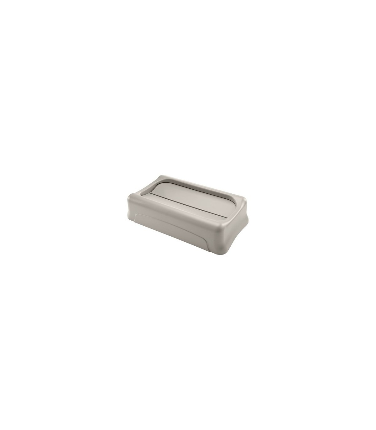 Rubbermaid FG267360BEIG Slim Jim - Swing Lid - Beige, Price Per EA - FG267360BEIG -  - [unit price]
