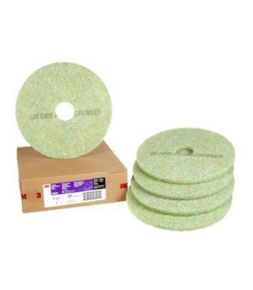 3M Canada Floor Pad-Green Topline Autosc 17" 5/cs[F-5000-GRN-17], Case: 5