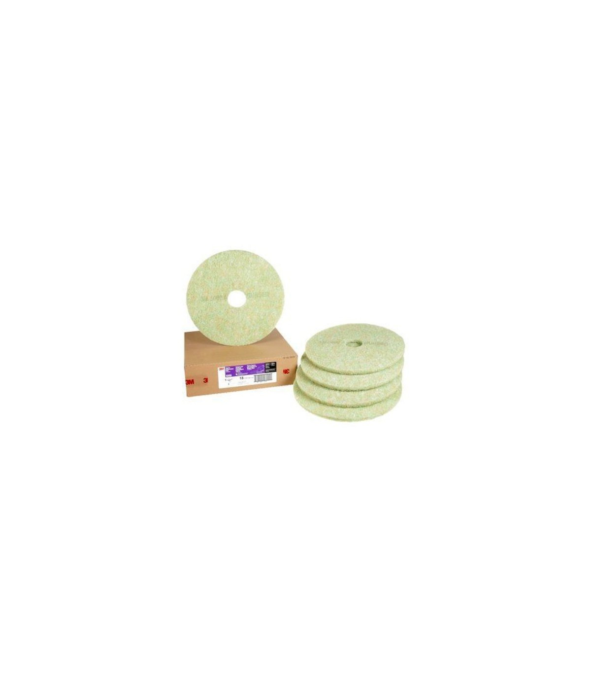 3M Canada Floor Pad-Green Topline Autosc 18" 5/cs[F-5000-GRN-18], Case: 5