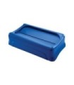 Rubbermaid FG267360BLUE Slim Jim - Swing Lid - Blue, Price Per EA