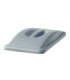 Rubbermaid FG268888LGRAY Slim Jim - Top w/Handle Fit 3540/3541/3554 - Gray, Price Per EA - FG268888LGRAY -  - [unit price]