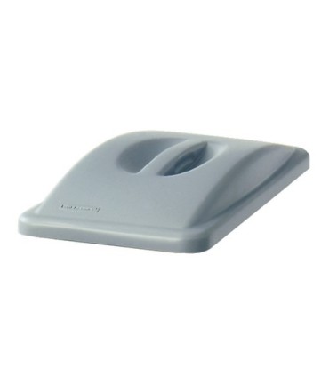 Rubbermaid FG268888LGRAY Slim Jim - Top w/Handle Fit 3540/3541/3554 - Gray, Price Per EA - FG268888LGRAY -  - [unit price]