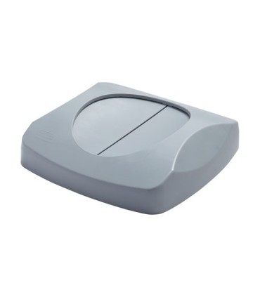 Rubbermaid FG268988GRAY Untouchable Top Swing - Square Fits 3568/3569 - Gray, Price Per EA - FG268988GRAY -  - [unit price]