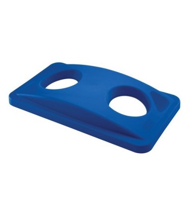 Rubbermaid FG269288BLUE Slim Jim - Top Bottle/Can Recycle Fit 3540/41/54-Blue, Price Per EA - FG269288BLUE -  - [unit price]
