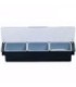 Rubbermaid FG289100BLA Final Sale: Condiment Dispenser w/Three 1qt Insert - Bl, Price Per EA - FG289100BLA -  - [unit price]