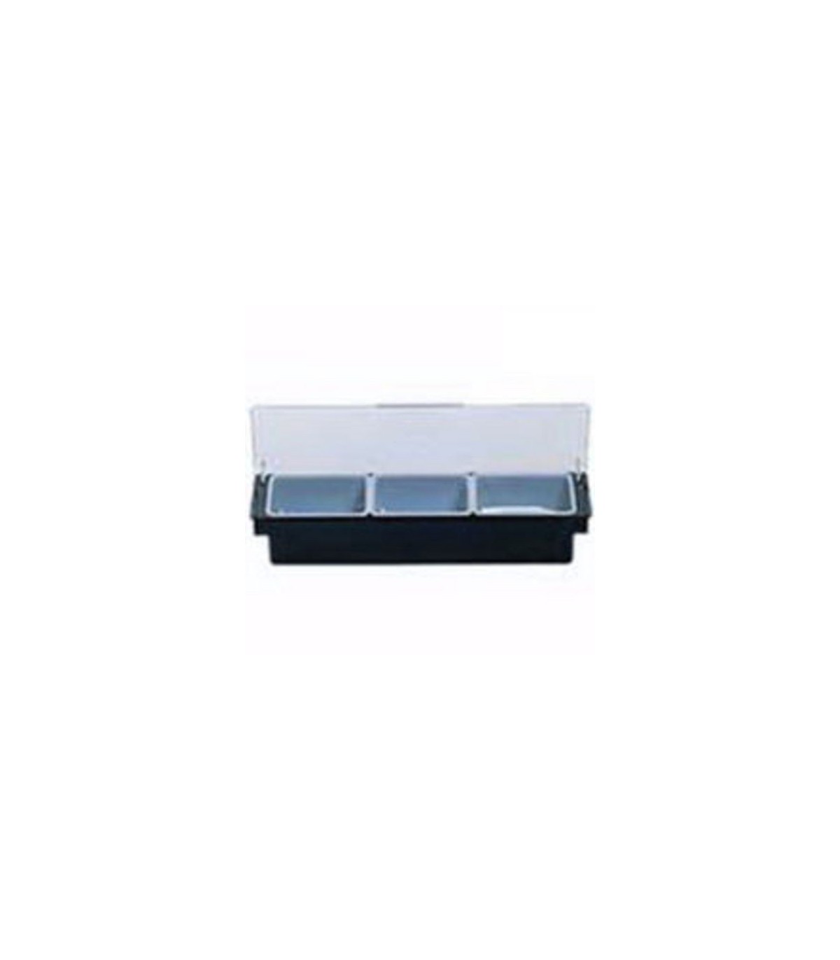 Rubbermaid FG289100BLA Final Sale: Condiment Dispenser w/Three 1qt Insert - Bl, Price Per EA - FG289100BLA -  - [unit price]