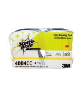 3M Canada Easy Erasing Pad 2.8x4.5x1.25" 4/3pk/cs[H-4004CC], Case: 12