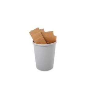 Rubbermaid FG294700GRAY Round Waste Container 11G - Gray, Price Per EA - FG294700GRAY -  - [unit price]