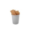 Rubbermaid FG294700GRAY Round Waste Container 11G - Gray, Price Per EA