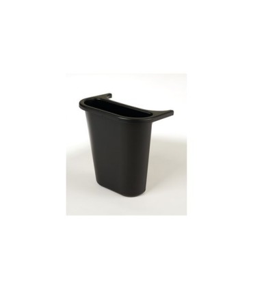 Rubbermaid FG295073BLA Wastebasket - Side Bin Fits 2956/2957/2543 - Black, Price Per EA - FG295073BLA -  - [unit price]