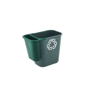 Rubbermaid FG295073GRN Final Sale: Wastebasket-Side Bin Fit 2956/57/2543-Grn, Price Per EA - FG295073GRN -  - [unit price]