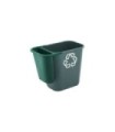 Rubbermaid FG295073GRN Final Sale: Wastebasket-Side Bin Fit 2956/57/2543-Grn, Price Per EA