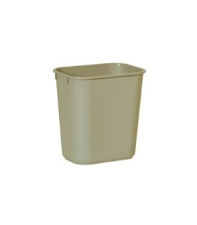 Rubbermaid FG295500BEIG Wastebasket - Vanity 13 5/8qt - 12.9L - Beige, Price Per EA - FG295500BEIG -  - [unit price]