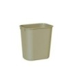 Rubbermaid FG295500BEIG Wastebasket - Vanity 13 5/8qt - 12.9L - Beige, Price Per EA