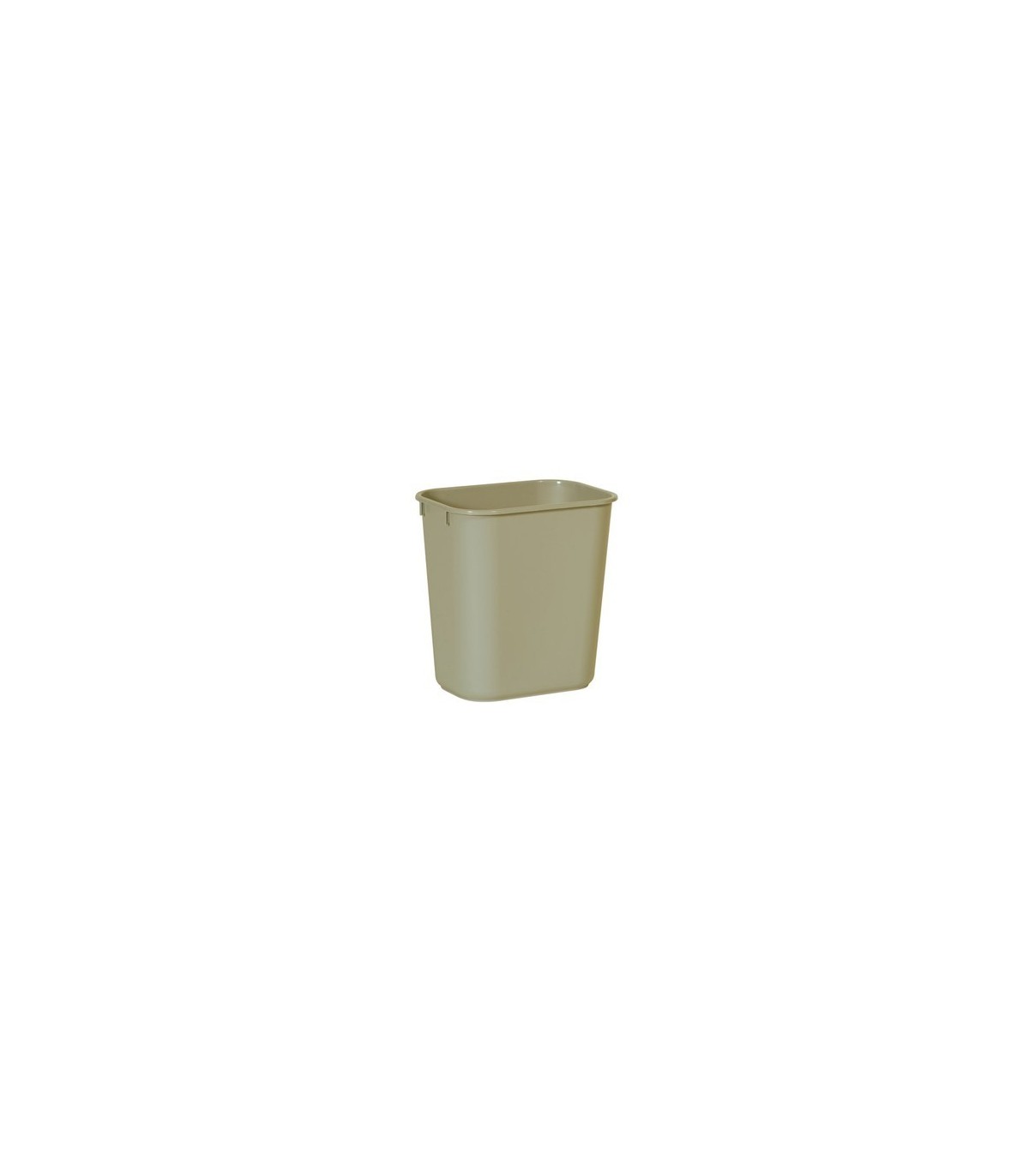 Rubbermaid FG295500BEIG Wastebasket - Vanity 13 5/8qt - 12.9L - Beige, Price Per EA - FG295500BEIG -  - [unit price]