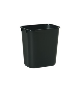 Rubbermaid FG295500BLA Wastebasket - Vanity 13 5/8qt - 12.9L - Black, Price Per EA - FG295500BLA -  - [unit price]