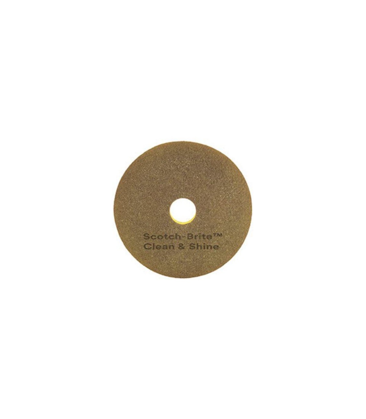 3M Canada Floor Pad-SB Clean&Shine Gold 11" 5/cs [F-CS-11], Case: 5