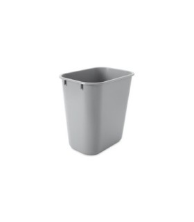 Rubbermaid FG295500GRAY Wastebasket - Vanity 13 5/8qt - 12.9L - Gray, Price Per EA - FG295500GRAY -  - [unit price]