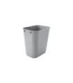 Rubbermaid FG295500GRAY Wastebasket - Vanity 13 5/8qt - 12.9L - Gray, Price Per EA