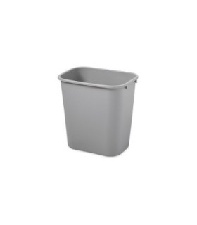 Rubbermaid FG295600GRAY Wastebasket - Vanity 28 1/8qt - 26.6L - Gray, Price Per EA - FG295600GRAY -  - [unit price]