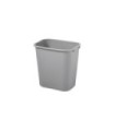 Rubbermaid FG295600GRAY Wastebasket - Vanity 28 1/8qt - 26.6L - Gray, Price Per EA