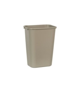 Rubbermaid FG295700BEIG Wastebasket - Vanity 41 1/4qt - 39L - Beige, Price Per EA - FG295700BEIG -  - [unit price]