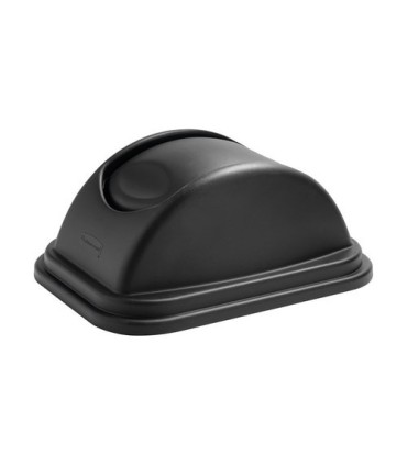 Rubbermaid FG306700BLA Untouchable Top Swing - Rectangle Fits 2957 - Black, Price Per EA - FG306700BLA -  - [unit price]