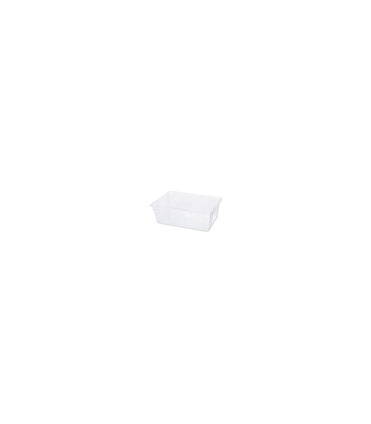 Rubbermaid FG330000CLR Carb-x Food/Tote Box 26x18x9" - 12.5G - Clear, Price Per EA - FG330000CLR -  - [unit price]