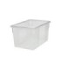 Rubbermaid FG330100CLR Carb-x Food/Tote Box 26x18x15" - 21.5G - Clear, Price Per EA - FG330100CLR -  - [unit price]