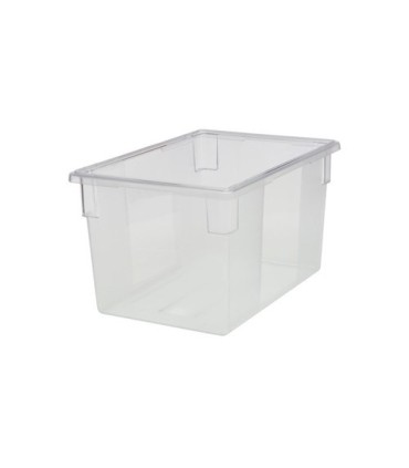 Rubbermaid FG330100CLR Carb-x Food/Tote Box 26x18x15" - 21.5G - Clear, Price Per EA - FG330100CLR -  - [unit price]