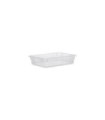 Rubbermaid FG330800CLR Carb-x Food/Tote Box 26x18x6" - 8.5G - Clear, Price Per EA