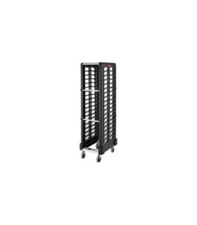 Rubbermaid FG331700BLA SOP: Max System Rack - 18 Slot Endload - Black, Price Per EA - FG331700BLA -  - [unit price]