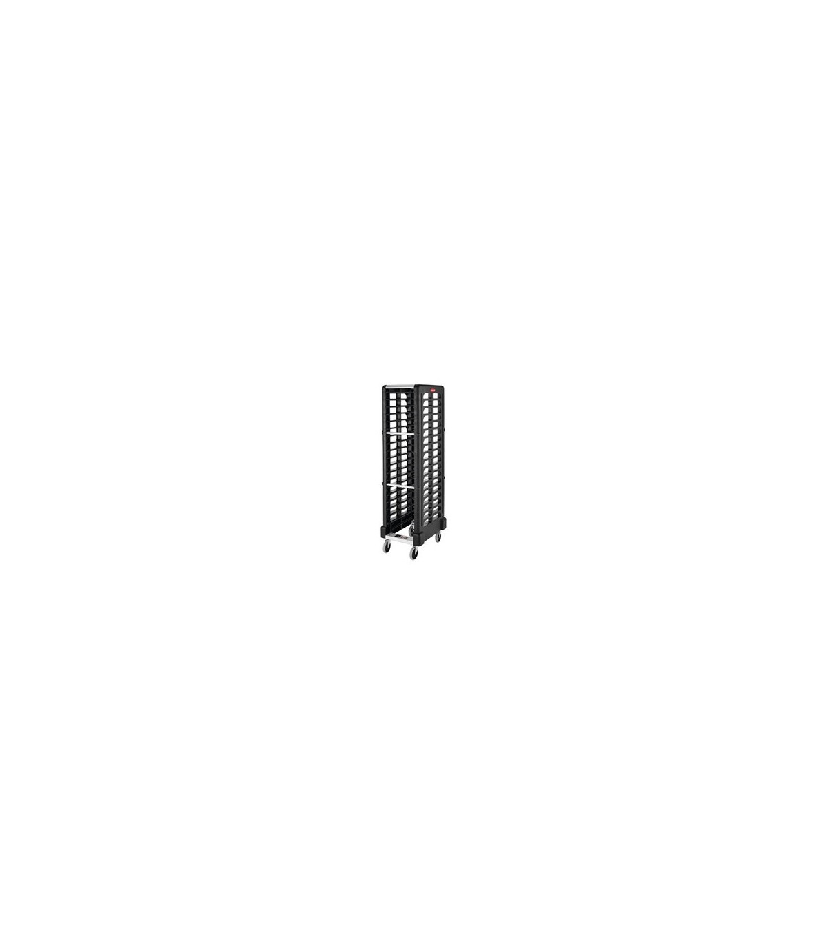 Rubbermaid FG331700BLA SOP: Max System Rack - 18 Slot Endload - Black, Price Per EA - FG331700BLA -  - [unit price]