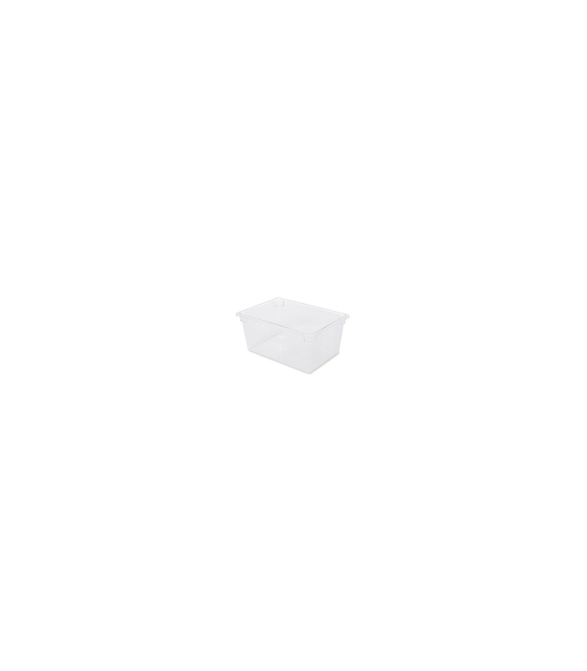 Rubbermaid FG332800CLR Carb-x Food/Tote Box 16 5/8G - 26x18x12" - Clear, Price Per EA - FG332800CLR -  - [unit price]