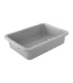 Rubbermaid FG334992GRAY Dur-x Bus/Utility Box 4 5/8G - Gray, Price Per EA