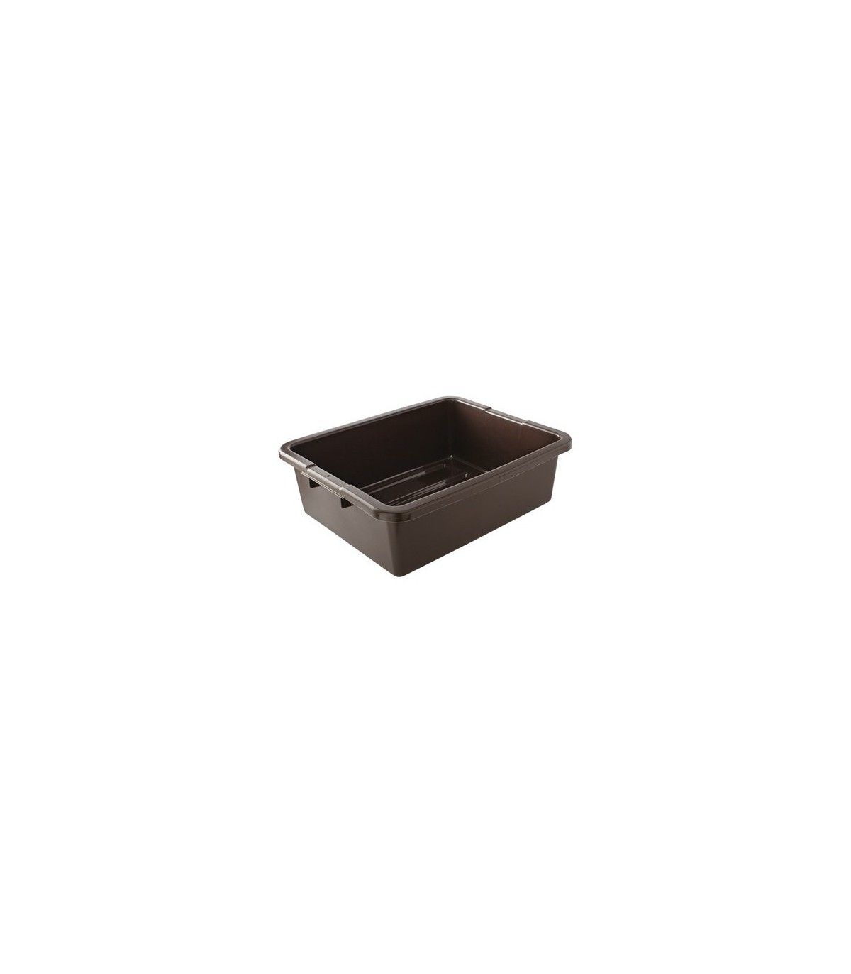 Rubbermaid FG335192BRN Dur-x Undivided Bus/Utility Box 7 5/8G - Brown, Price Per EA - FG335192BRN -  - [unit price]
