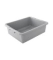 Rubbermaid FG335192GRAY Dur-x Undivided Bus/Utility Box 7 5/8G - Gray, Price Per EA